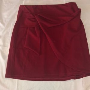 Cute red skirt
